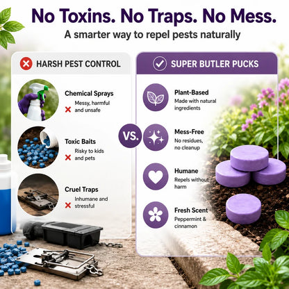 ✅ 10,000+ Happy Customers 🐭 All-Natural Peppermint & Cinnamon Pest & Rodent Repellent Pucks 🕷️🐍